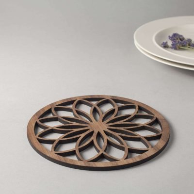 flower petal coaster