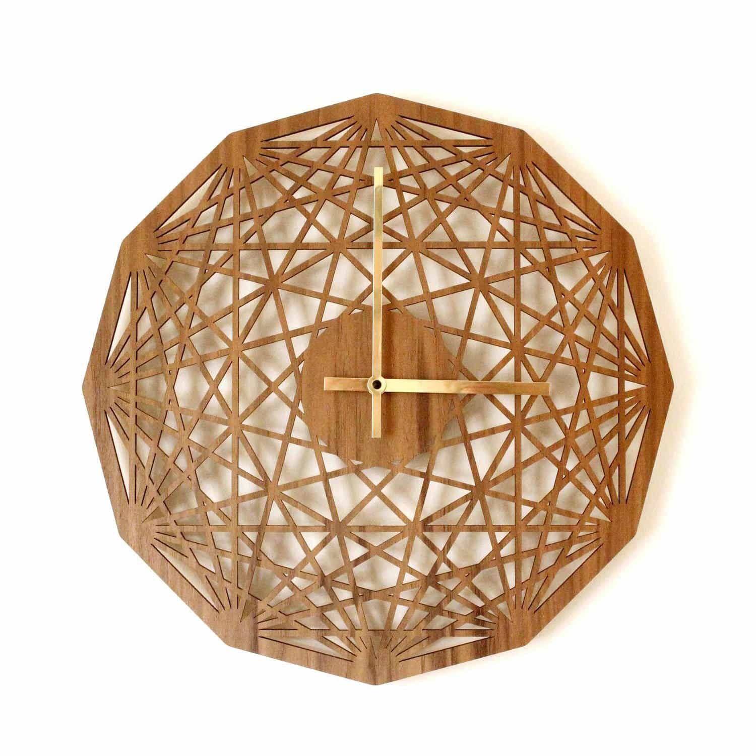 Download Contemporary clock - Mandala clock - Geometric design ...