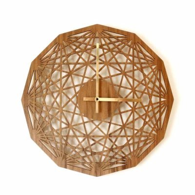 Contemporary clock - Mandala clock - Geometric design